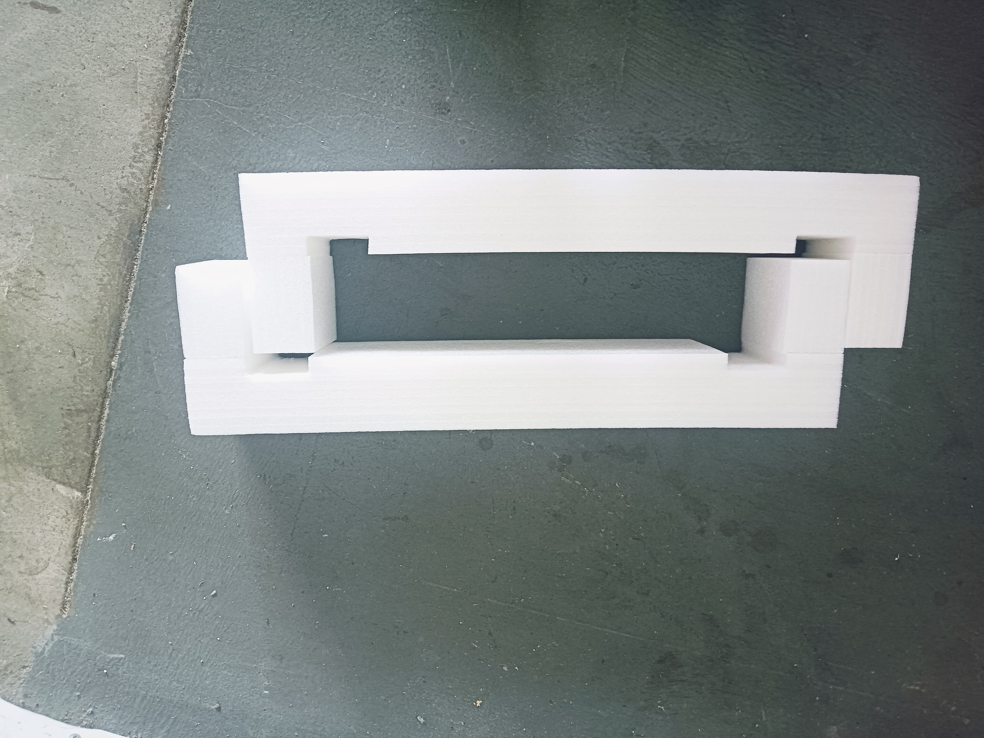Custom White Foam Frames